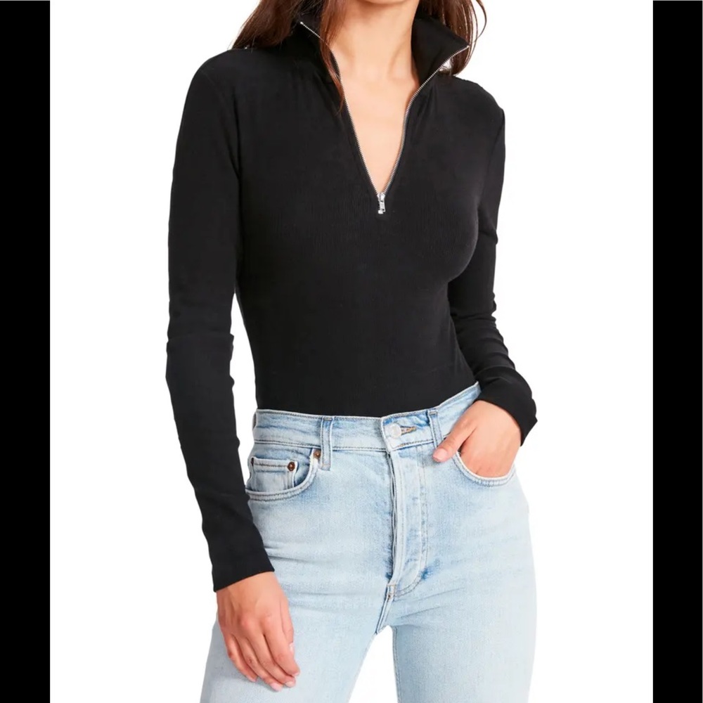 Brand new w/ tags bb Dakota Steve Madden black jumpsuit with zipper front size m